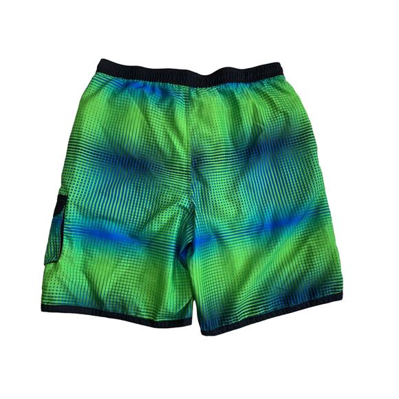 Nike Men's Size Medium Swim Trunks Multicolor Drawstring Mesh Lining Pocket - Picture 2 of 8
